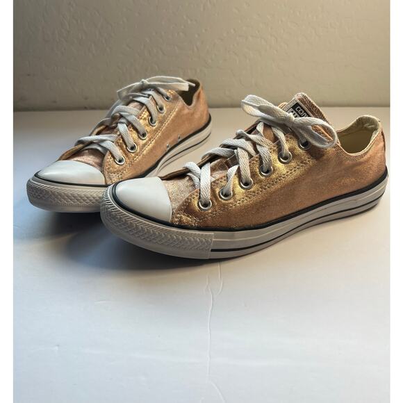 Converse Chuck Taylor All Star Low Top Lace Up Metallic Sunset Sneakers W9 M7 - Picture 2 of 10